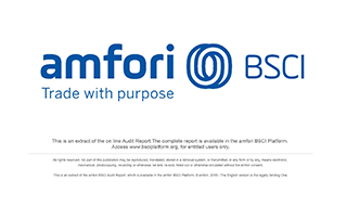 We get the BSCI certificate